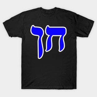 Hebrew Word for Grace kheyn Genesis 6-8 T-Shirt